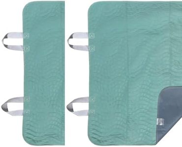 BestZings - Empapadores Cama Adultos - Protector Colchon - Empapadores 60x90 - Protector Colchon 90 - Empapadores Cama Adultos Lavables - Empapadores Bebe (con Asas Verde, 90X85 Pack 2)