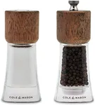 Cole & Mason Macclesfield Pepper Mill and Salt Shaker Gift Set, 5.5"", Clear"