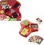 Mattel MTTGXV87 UNO Triple Play Card Game