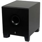 YAMAHA HS8S - Powered Studio Subwoofer, 150W Subwoofer with 8" Speaker, Balanced XLR Inputs and Outputs, Balanced TRS Inputs, Low Cut, Phase, and Level Controls