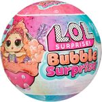 L.O.L. Surprise! Bubble Surprise Dolls- Collectible Doll Accessories, Unboxing, Glitter Foam Reaction in Warm Water- Great gift for Girls age 4+, Pink