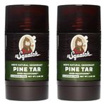 Dr. Squatch Natural Deodorant for Men 2 Pack Pine Tar – Odor-Squatching Men's Deodorant Aluminum Free (2.65 oz, 2 Pack)