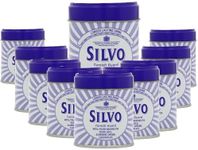 Silvo Wadding Metal Polish, 75g x 10 - for Brass, Copper, Stainless Steel & Chrome