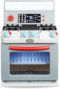 Little Tikes Retro 50s Inspired Oven - Realistic Pretend Play Appliance for Kids - Play Kitchen with 11 Cooking Accessories and Realistic Retro Sounds - for Boys and Girls Ages 2+