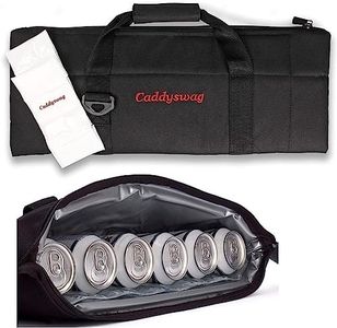 Caddy Swag Golf Bag Cooler Beer Sleeve 6 Can - Fun Golf Gifts for Men & Women - Golf Cart Cooler for Drinks, Food, General Use - Great for Golf Bag Accessories for Men, Beer Sleeve for Cans, and More