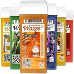 Mix of 6 roll-on wax cartridges, roller wax refill 100ml from UK Brand- Waxee!