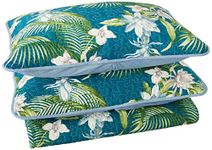 Tommy Bahama Southern Breeze Quilt Set, Full/Queen, Dark Blue