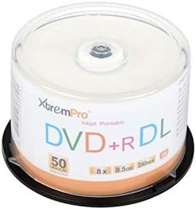 DVD+R DL Recordable Double Layer DVD Blank Discs in Spindle (XtremPro 50PCS)