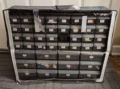 MOLLYAIR Waterproof Craft Cabinet Cover, Heavy Duty Dustproof StorageCraft Box Cover. Fits 20"W x 6"D x 16"H-Only Cover