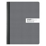Office Depot Marble Quad Composition Book, 7 1/2in. x 9 3/4in, Quadrille Ruled, 100 Sheets, Black/White, 09926-09021