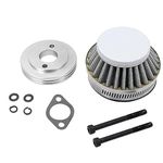 FLMLF Air Filter Set for 1/5 RC Hpi Baja Rovan King Motor 5B 5T 5SC Losi 5ive T FG GoPed (Gray Metal)