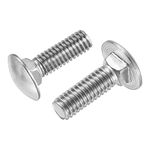 uxcell 5/16-18x1" Carriage Bolt Round Head Square Neck 304 Stainless Steel 20pcs