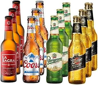 Pack Cerveza Lagers del Mundo - Pack degustación de 12 botellas de 330 ml - Total: 3960 ml