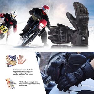 Day Wolf Heated Motorcycle Gloves – Waterproof, Rechargeable Battery