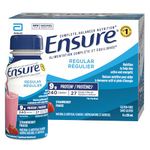 Ensure Regular, Nutritional Supplement Shake, Nutrition To Stay Active And Energetic, Strawberry, 6 x 235-mL Bottles