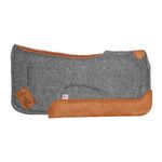 Impact Gel 32" Contour Felt 1" Thick Gray Saddle Pad