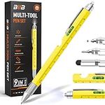 BIIB Valentines Day Gifts for Him, Gifts for Men 9 in 1 Multitool Pen, Boyfriend Husband Valentines Day Gifts for Dad, Unique Mens Valentines Gifts, Birthday Gifts for Men, Dad Gifts Gadgets for Men