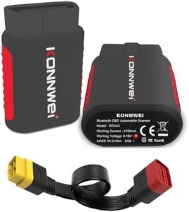 XPR3SS KDIAG Mini Bluetooth OBD2 Scanner Diagnostic Tool + 16 Pin Flat Ribbon Extension Cord Check Engine Scan Tool with Multi Reset Free Oil/SAS Battery Match OBD Scanner