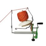 Olikraft Large Capacity Yarn Winder - Hand Operated Metal Yarn Ball Winder. Support 10 to 16 oz of Yarn Fiber Wool String