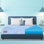 The Sleep Company SnowTec™ 4-6 Degree Cooler SmartGRID Orthopedic Queen Size Mattress | Patented Japanese SmartGRID Technology | SnowTec Technology | AIHA Certified Orthopedic Mattress | 78x66x6