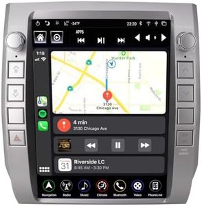 LINKSWELL Gen IV T-Style 12.1 Inch Radio Replacement for Tundra 2014 to 2020 GPS Navigation Android Head Unit Multimedia Player HDMI/BT/USB/AUX/WiFi Car Stereo TS-TYPU12-1RR-4B