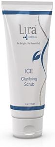Lira Clinical Ice Clarifying Face Scrub - Soothing & Exfoliating Scrub with Echinacea Plant Stem Cells & Botanical Extracts - Eco-Bead Technology - Anti-acne, Brightening & Cleans Pores - 4 fl oz