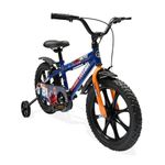 Urban Terrain Blitz Steel Kids Bike Cycle/Bicycle with Rigid Fork and Training Wheel Cycling Event & Ride Tracking App 16 inch | Ideal for : 4 to 6 Years, Little Kid, Frame Size : 10.5 inch (Blue)