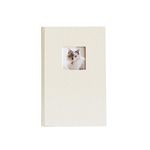 Kolo Hudson 3up Photo Album, Holds 300 4x6 Photos, Ideal for Weddings and Baby Books, Ivory
