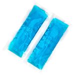 YOUSHARES Travel Ice Packs for Medication and Insulin Cooler Travel Case- Mini TSA Approved Travel Ice Packs Suitable for Medication Cooler Travel Case, 2 Packs Small Insulin Ice Packs