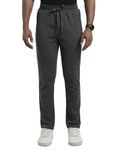 Jockey Men's Slim Fit Track Pant with Drawstring Closure AM44_Deep Olive_XL