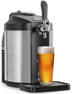 Baridi 5L Beer Draught Dispenser Tap Machine with Integrated Cooling for 5L Kegs - DH49