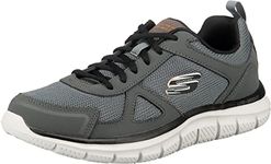 Skechers Men's Track running shoes, Grey, 7 UK