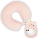 Dayify Soft Travel Pillow, Variable Airplane Neck Pillow/Animal Plushie for Kids Adults, Cute Unicorn Neck Support Pillow for Sleeping Rest, Travel Essentials for Plane Car Home Use