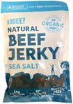 KOOEE! All Natural Beef Jerky, Sea Salt Flavor - High-Protein, Gluten-Free Snack, 100% Australian Organic Grass-Fed Beef, 200g