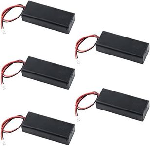 Geekstory Battery Holder - 5 PCS 3V AAA Battery Case Cover Storage Box with ON/Off Switch and Wire Leads PH2.0 JST Connector Male for BBC Micro:bit Arduino