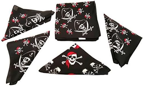 Playscene Pirate Bandana's for Children or Adults (12 Pirate Bandana)