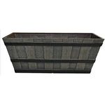 Gardener Select WBT22-011 Whiskey Barrel Trough Planter, 22"