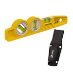 Stabila 16672/4 25 cm"Torpedo Type 81 SV REM W45" Spirit Level with Bag - Yellow/Black