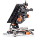 Evolution Power Tools R210MTS-G2 Convertible Mitre/Table Saw, Compact Multi-Function & Multi-Material Cutting, -47˚ Bevel & +/- 45˚ Mitre Angle, TCT Blade Included Cuts Wood, Plastic, Metal, 210mm