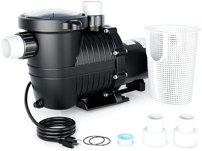 LANCHEZ In/Above Ground Pool Pump, High Flow (Variable Speed, 2 HP, 6600 GPH, 115V)