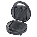 Prestige PGSP Single Sandwich Toaster with Fixed Grill Plate(500W, Black, Non-Stick)