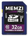 MEMZI PRO 32GB SDHC Memory Card for