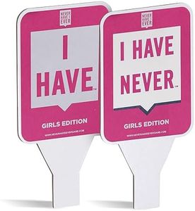 Never Have I Ever Paddles | Set of 10 Paddles | Fun Accessory for Game Night Party Games for Adults | Use with Never Have I Ever Girl's Edition