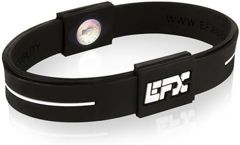 EFX Performance Balance Bracelet & Wristband – Premium Silicone Hologram Band for Athletes & Seniors – 24/7 Wear – User-Reported Balance & Strength