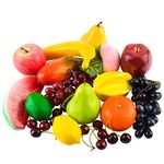 Toopify 20 Pcs Artificial Fruits, Assorted Fake Fruit Lifelike Realistic Decor