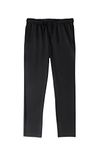 DaniChins Boys' Jogger Sweatpants Active Athletic Pants with Pockets, Black, 12