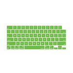 MOSISO Keyboard Cover Skin Compatible with MacBook Air 15 M2 A2941/Air 13.6 M2 A2681,Compatible with MacBook Pro 14/16 2023-2021 M3 M2 M1 A2918 A2992 A2779 A2442 A2991 A2780 A2485, Lime Green