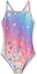 TENVDA Toddler Girl One Piece Swims