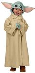 RUBIE'S Star Wars The Mandalorian The Child Déguisement Officiel Bébé Yoda Official Baby Costume, Solid, beige, 5-6 ans-105 à 116 cm