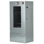ITA Smoker Oven 7000 81 x 28 x 40 cm with Viewing Window - Professional Smoker with Thermometer & Accessories - Galvanised Metal - Corrosion Resistant, Durable - Smoker for Meat, Fish, Cheese,